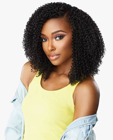 SENSATIONNEL CURLS KINKS & CO. CLIP-IN GAME CHANGER 10″, FRONTSIDE